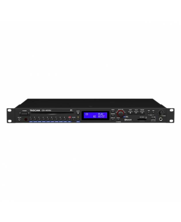 Tascam CD400U CD/SD/USB Player with Bluetooth Receiver and FM/AM Tuner